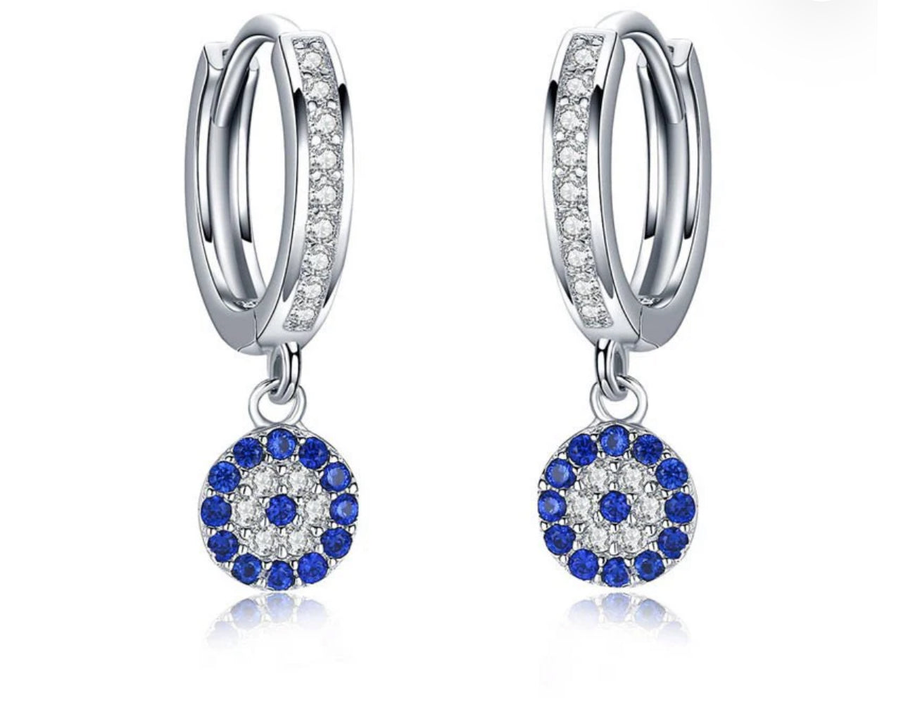 Evil Eye Drop Earrings