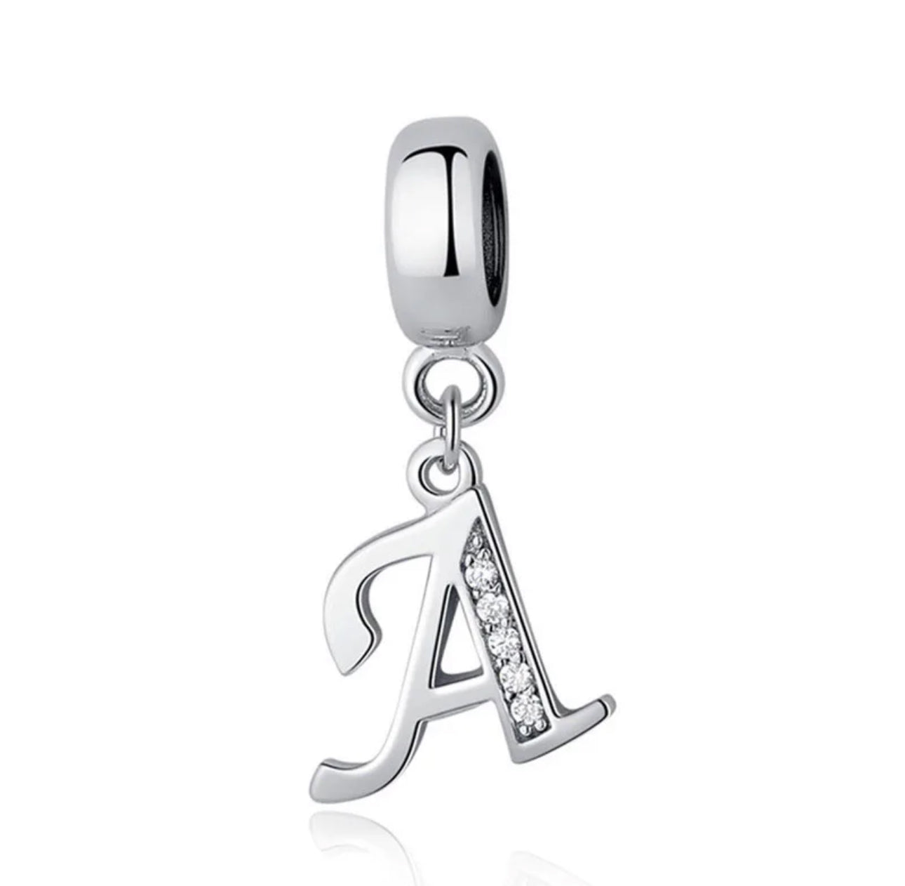 Letter Charm Silver