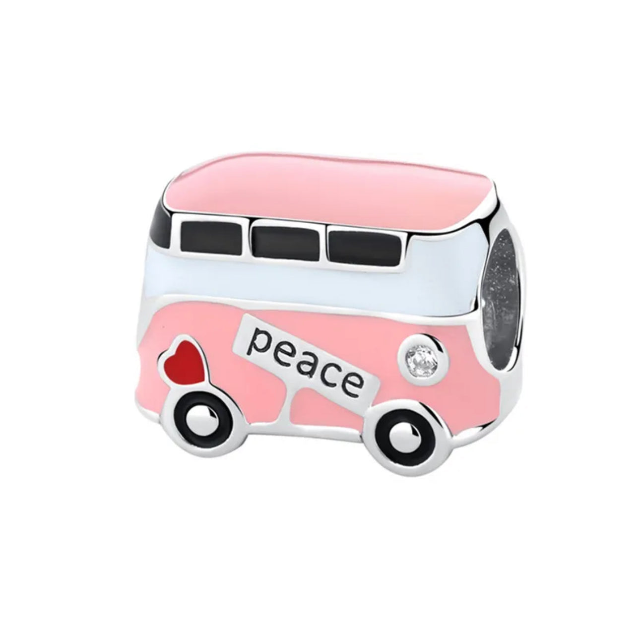 Peace Bus Charm